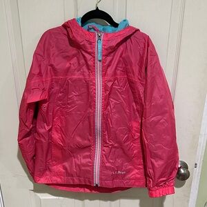 L.L. Bean Kids Raincoat - Pink and Blue
